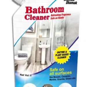 Chamak Dhamak bathroom cleaner pouch – plant enzyme stain remover.